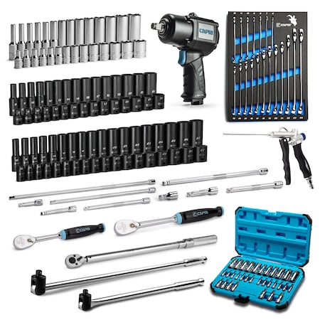 Capri Tools Apprentice Mechanics Tool Set, 161-Piece, Metric CP-APPRENTICE-161M